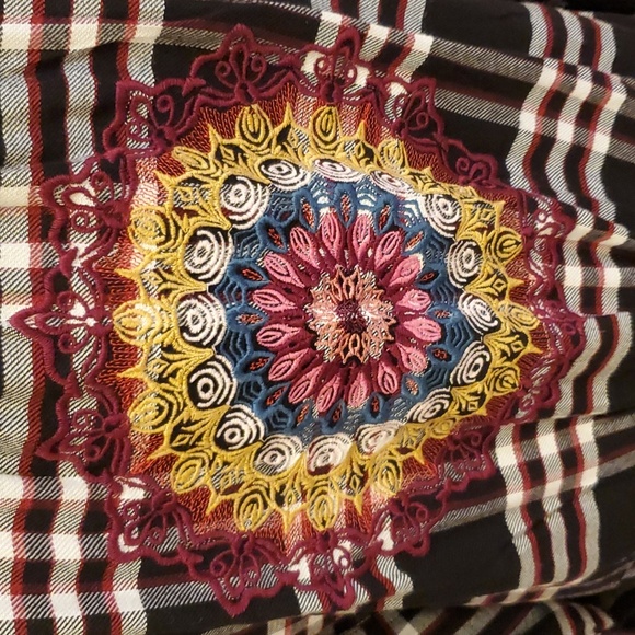 Long Plaid Tolani Shirt NWT - Picture 11 of 11